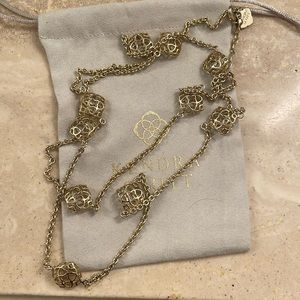 Kendra Scott long chain necklace